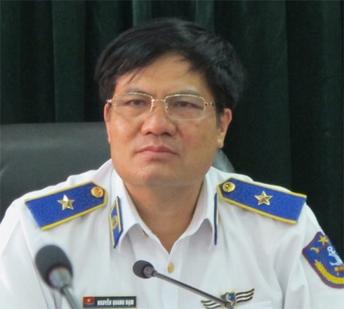 Cảnh cáo Trung tướng Nguyễn Quang Đạm, nguyên Tư lệnh Cảnh sát biển Việt Nam